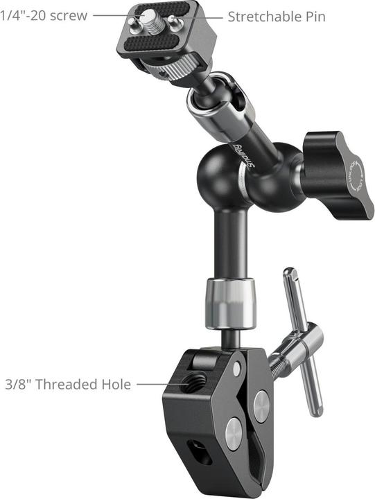 Image du produit SmallRig Magic Arm with Crab-Shaped Clamp 7", Zubehörtyp