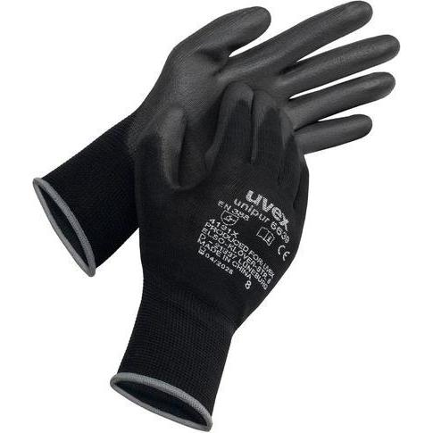 Thumbnail - Uvex Safety, Schutzhandschuhe, Schutzhandschuh Nylon/PUStrickHSUnipur 6639 Gr. 10 (10)