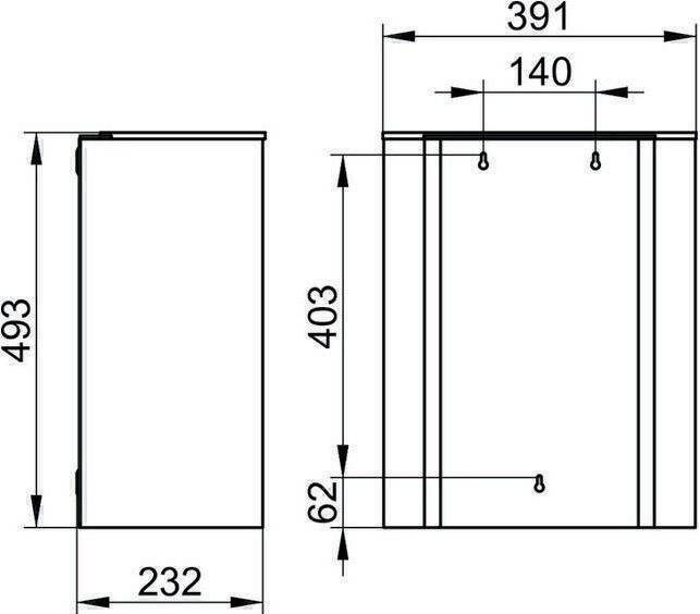 Productafbeelding Keuco Afvalbak PLAN alu sil-elo (30 l)