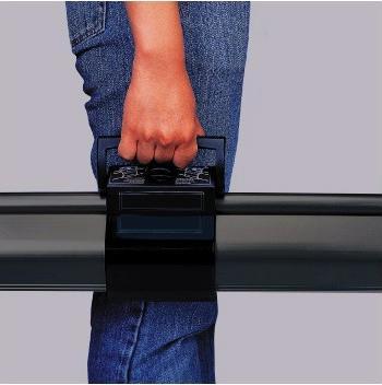 Produktbild Reflecta Bodenleinwand portable 178x211 (171x128) schwarzer Rücken/schwarzer Rand (83.07", 4:3)