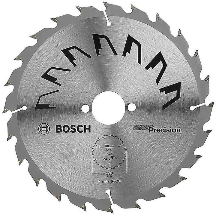 Bosch Professional Zubehör Lama circolare PRECISIONE D= 190 mm Foro= 30 mm Z= 24