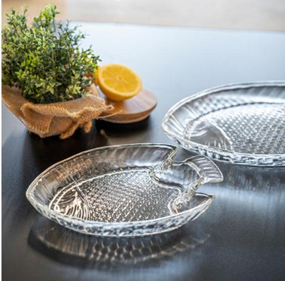 Produktbild Glasi Hergiswil Servierplatte Fischschale Capri, 300x220 mm, Transparent