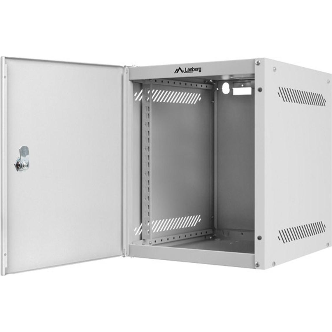 Lanberg WF10-2306-00S (5.71 HE, 10 Zoll Rack), Serverschrank, Grau