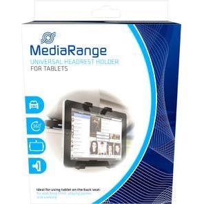 Thumbnail - MediaRange Headrest Holder for Tablets Halterung, Tablet Halterung, Schwarz