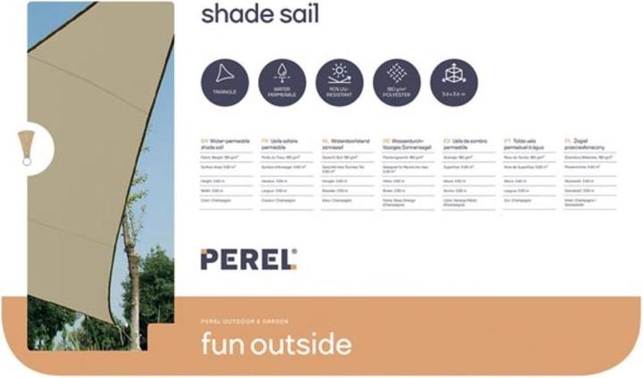 Image du produit Perel Auvents (360 x 360 cm)