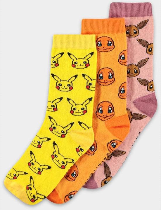 Immagine prodotto Difuzed POKEMON - Equipaggio - Confezione da 3 paia di scarpe (T35-38) (confezione da 3, 35, 38)
