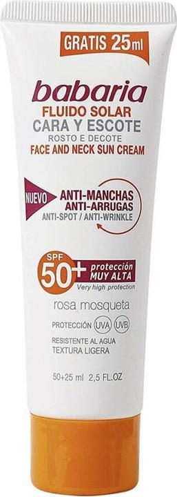 Immagine prodotto Babaria SOLAR ADN SENSITIVE crema solare viso SPF50 75 ml (Crema corpo, 75 ml)