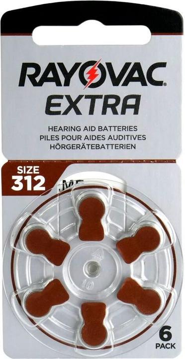 Rayovac PR41/312A (6 Stk., Gerätespezifisch, 180 mAh)