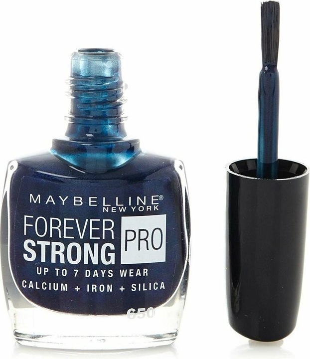 Maybelline New York Maybelline Forever Strong Pro Nail Polish 650 Night Blue 10ml
