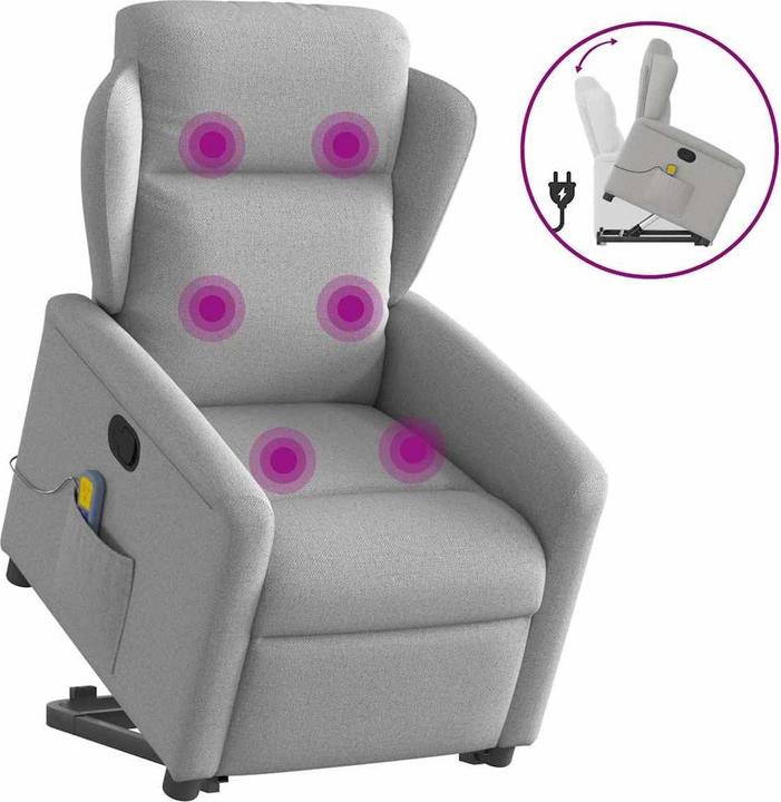 Image du produit vidaXL Massagesessel mit Aufstehhilfe