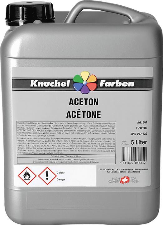 Actual product image Knuchel Acetone (5000 ml)
