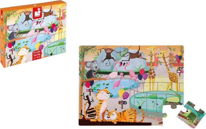 Produktbild Janod Ein Tag im Zoo (20 Teile)