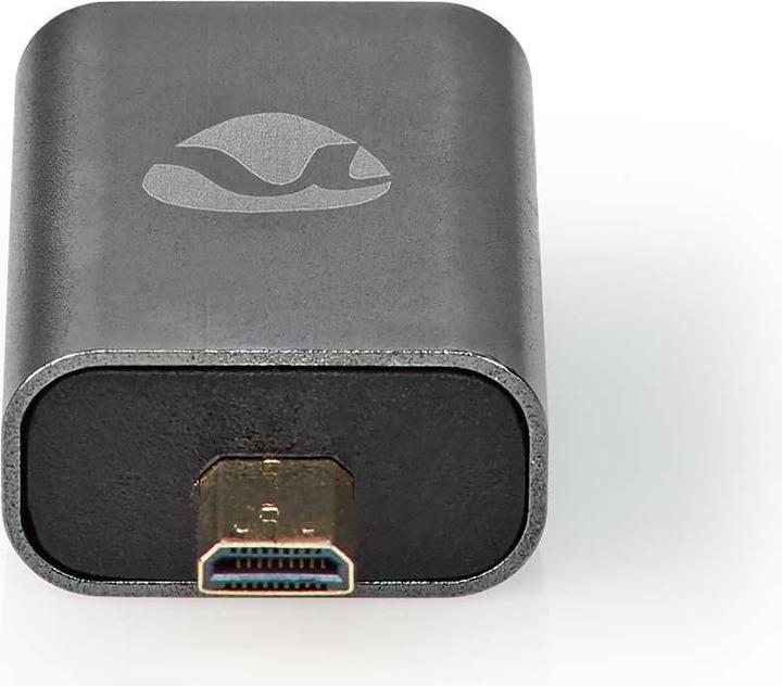 Actual product image Nedis HDMIT Adapter HDMIT Male / HDMIT Micro Connector HDMIT Female / HDMIT Output Gold Plated Strai (HDMI, Micro HDMI, 3.60 cm)
