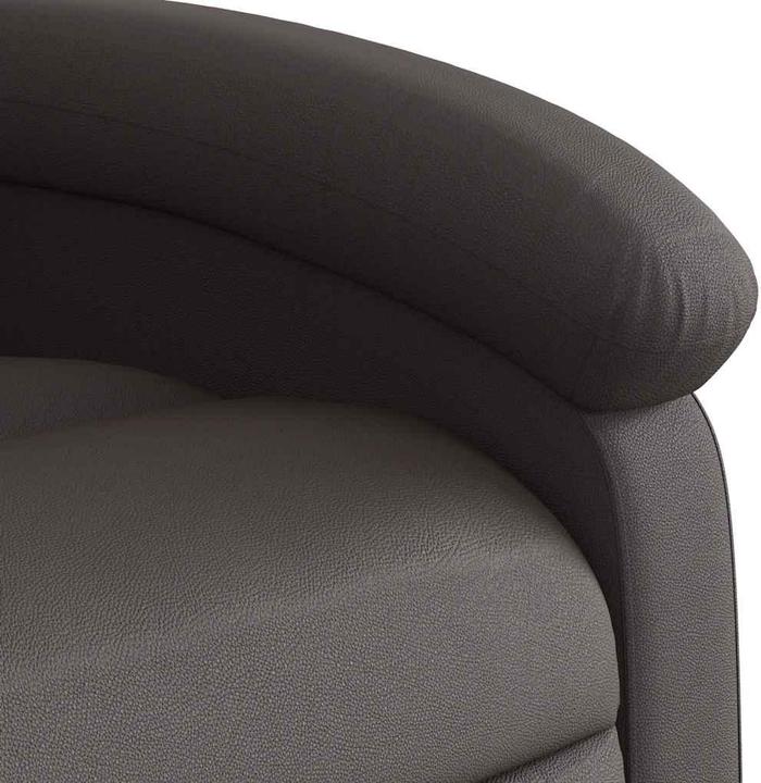 Produktbild vidaXL Massagesessel Dunkelbraun Echtleder,Farbe