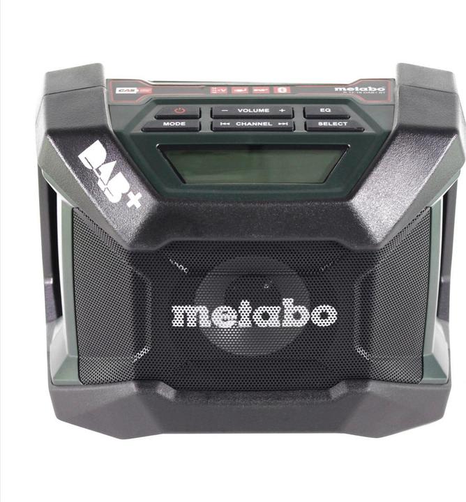Actual product image Metabo R 12-18 DAB+ BT Battery construction site radio 12-18 V DAB+ Bluetooth + 2x battery 5.5 Ah + charger (AM, DAB+, FM, Bluetooth)