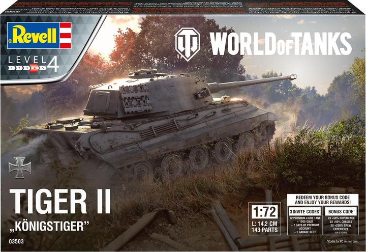 Immagine prodotto Revell Tiger II Ausf.B King Tiger-World of Tanks