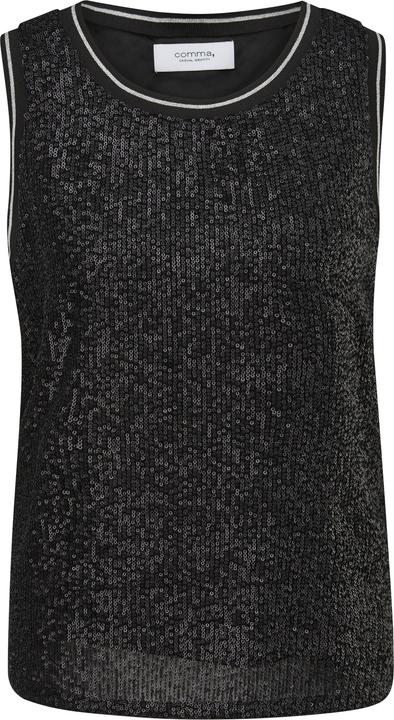 Actual product image Comma Bluse Blusentop mit Pailletten (38)