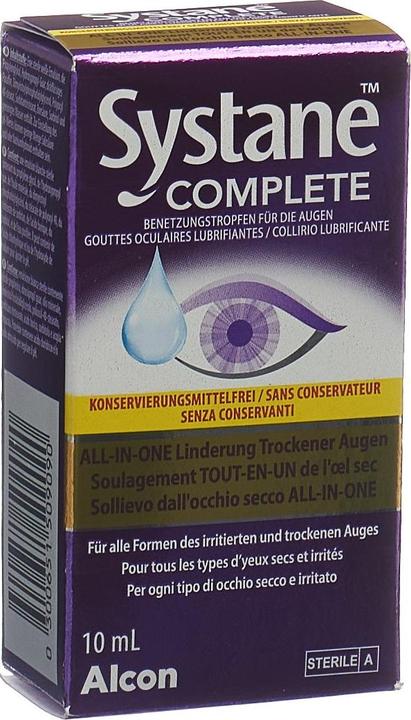 Systane Complete Benetzungstropfen (10 ml, Complete sans conservateur 10 ml)