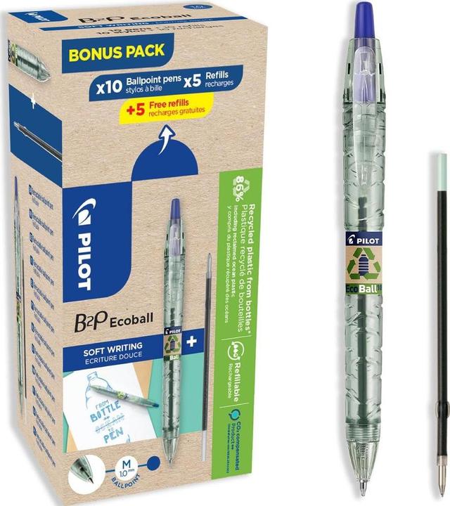 Produktbild Pilot Begreen B2P Ecoball Greenpack 10+10 Refills (Transparent, 10x)