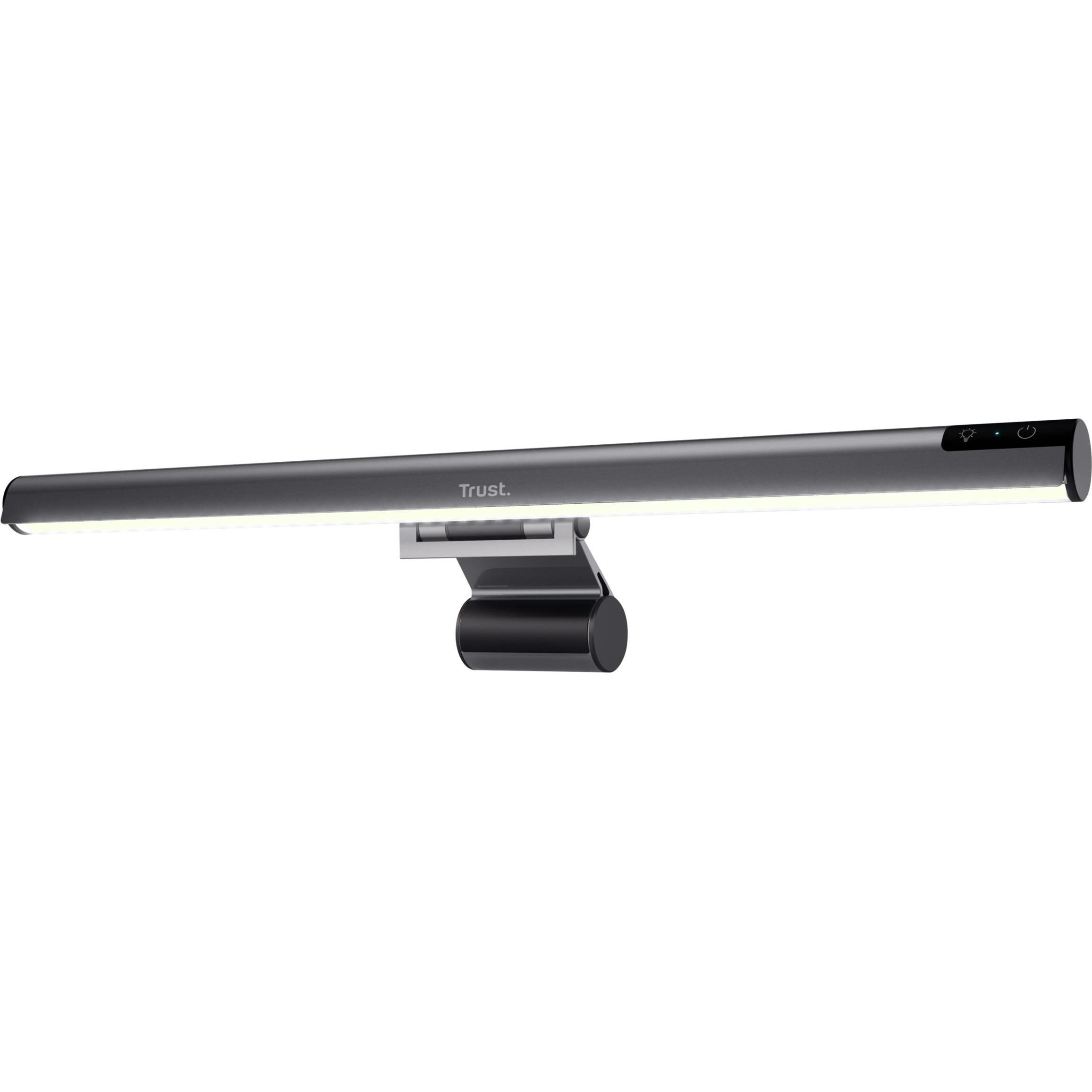 Trust Shyne LED-Monitor-Lichtleiste - Schwarz, Screenbar, Schwarz