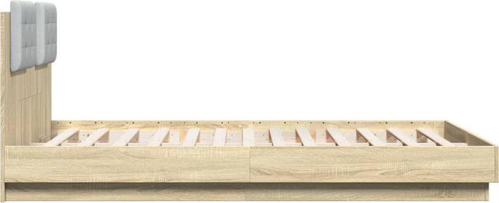 Immagine prodotto vidaXL Giroletto con testiera in rovere Sonoma (140 x 200 cm)