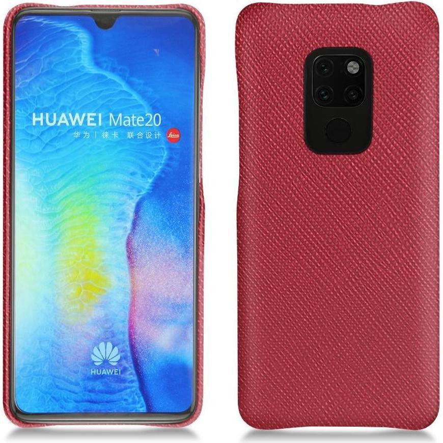 Thumbnail - Noreve Lederschutzhülle (Huawei Mate 20), Smartphone Hülle, Rot
