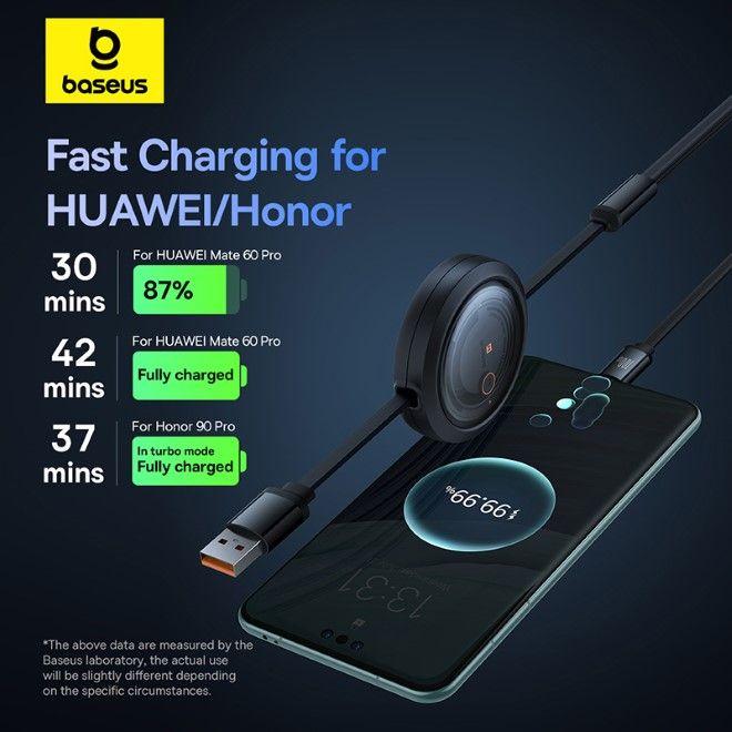 Actual product image Baseus Free2Draw Series USB-A to USB-C / Lightning / MicroUSB (1.10 m, USB 3.2 Gen 1, 100 W)