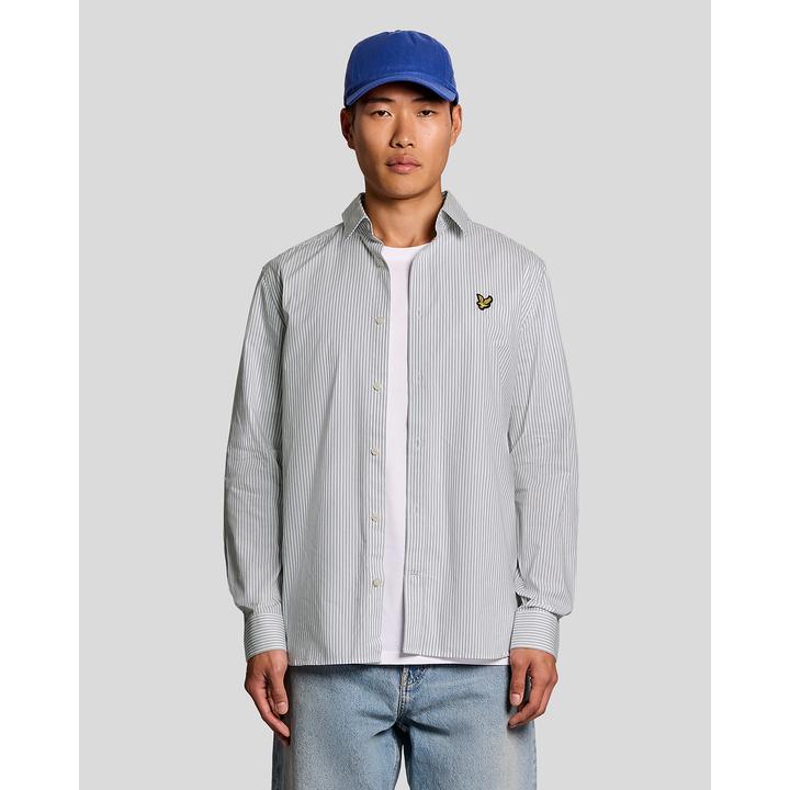 Produktbild Lyle and Scott Langarmhemd mit Doppelstreifen (XXL)
