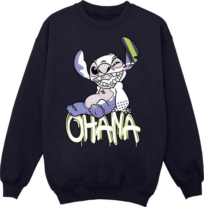 Image du produit Disney - Sweat LILO AND STITCH OHANA GRAFFITI - Fille (140, 146)