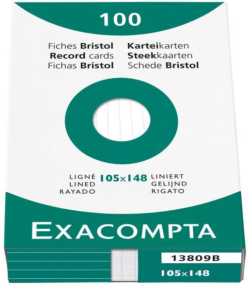Image du produit Exacompta Flashcards (A6, 205 g/m², 100 x)