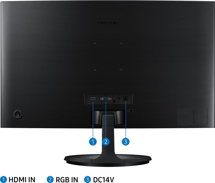 Actual product image Samsung C24F390FHR (1920 x 1080 pixels, 23.60")