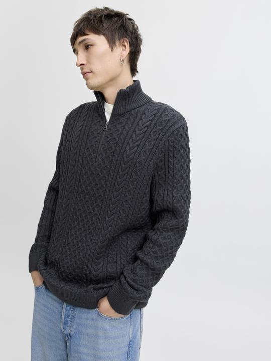 Actual product image Jack & Jones Jprblusean Knit Cable Half Zip Sn (XS)