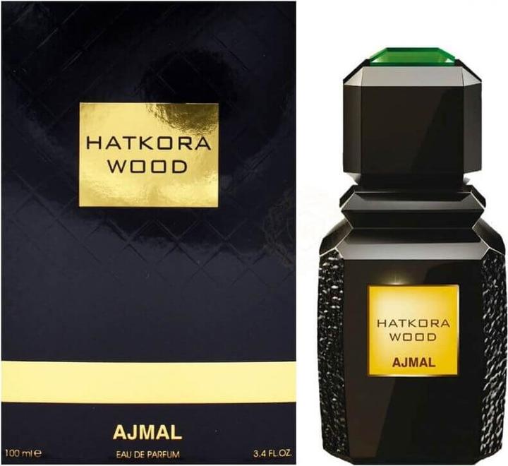 Actual product image Ajmal Hatkora Wood by Eau de Parfum Spray (Unisex) 100 ml (Eau de parfum, 100 ml)