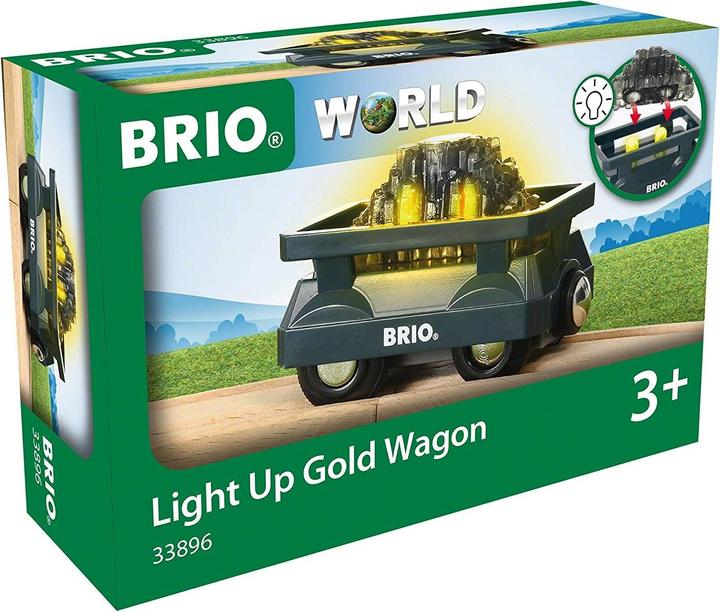 Productafbeelding Brio Gouden wagen met licht