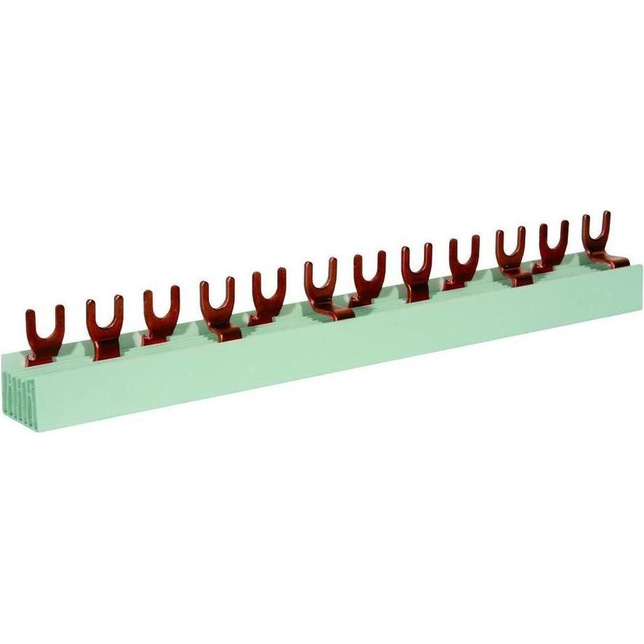 Pollmann, Kabelverbindung, Phasenschiene 4ph 17,8mm 210mm 16qmm 80A Gabel isoliert