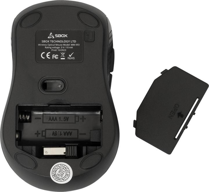 Actual product image Sbox WM-993 Black (Wireless)