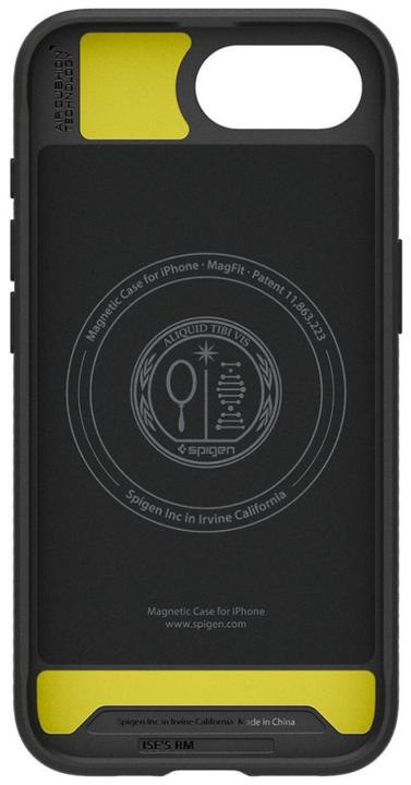 Actual product image Spigen Rugged Armor MagFit TPU Back Cover Schwarz Apple iPhone 16e (Apple iPhone 16e)