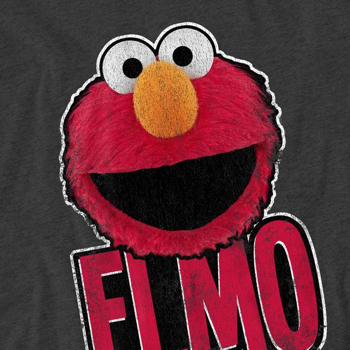 Image du produit - T-shirt motif Elmo motif/style Sourire - Adulte (XXL)