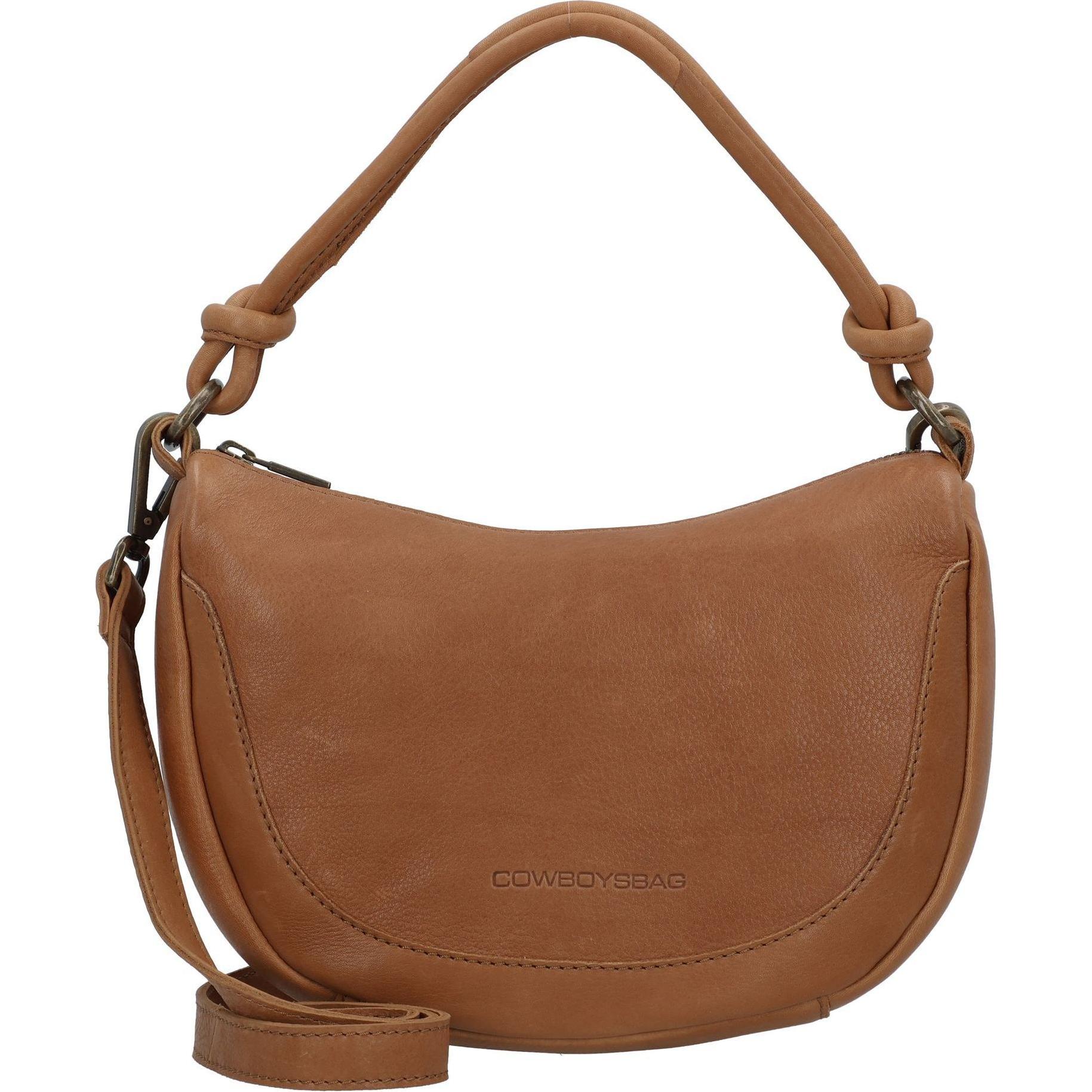 Cowboysbag, Handtasche, Leary Schultertasche Leder 24 cm, Beige