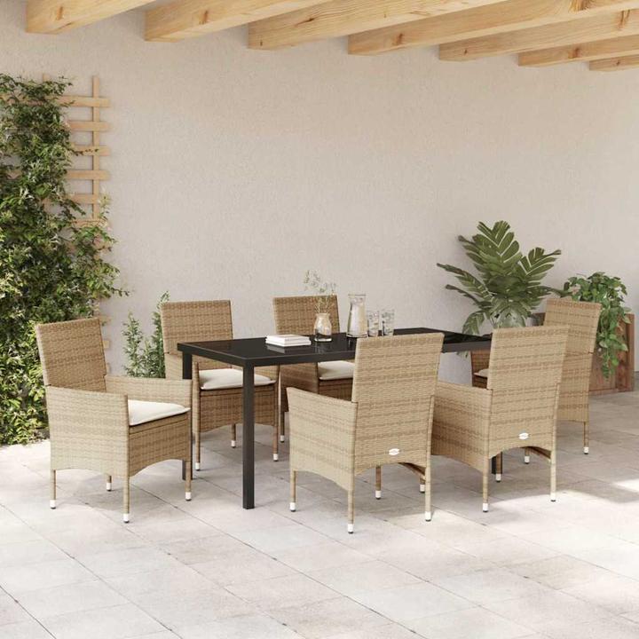 Actual product image vidaXL Garden dining set (160 x 80 x 73 cm)