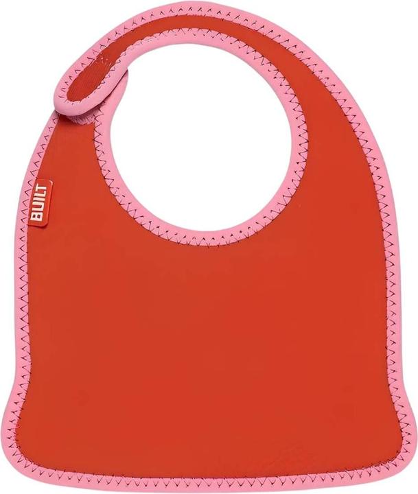Actual product image Built Bib Mess Mate Baby Pink Stripe 2 pcs (6 Months)