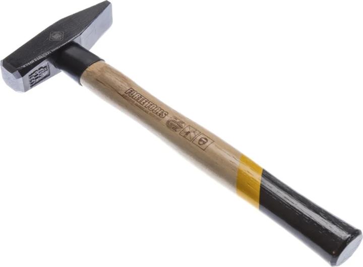 Actual product image Forte tools Metalworker's hammer with wooden handle, 500 g head weight, hammer with wooden handle, premium tool (500 g)