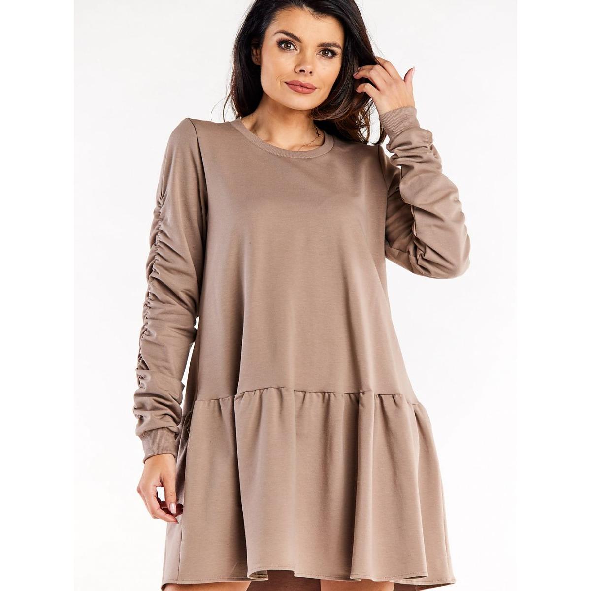 Infinite You, Kleider, Alltagskleid, Beige, (XL)