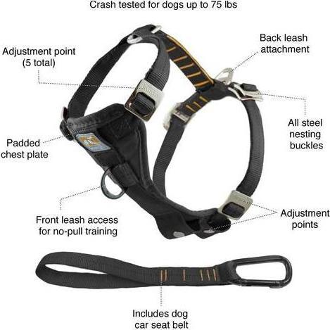 Actual product image Kurgo Car seat belt (XS, Dog, General)