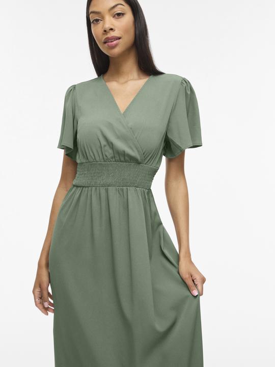 Image du produit Vila VIMATHILDE Kurzärmeliges Maxikleid (36)