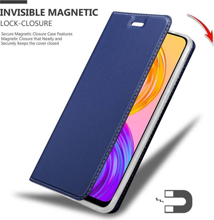 Image du produit Cadorabo Classy Book Housse pour Realme 8 4G / 8 PRO (Realme 8 Pro, realme 8)