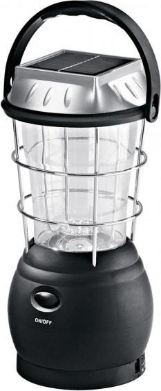 Actual product image Berger Multifunctional tent lamp (charging via charging cable, solar or crank)