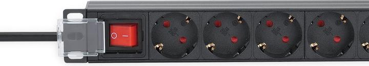 Produktbild Intellinet 19" 9-fach Steckdosenleiste / PDU, Schutzkontakt, 1 HE