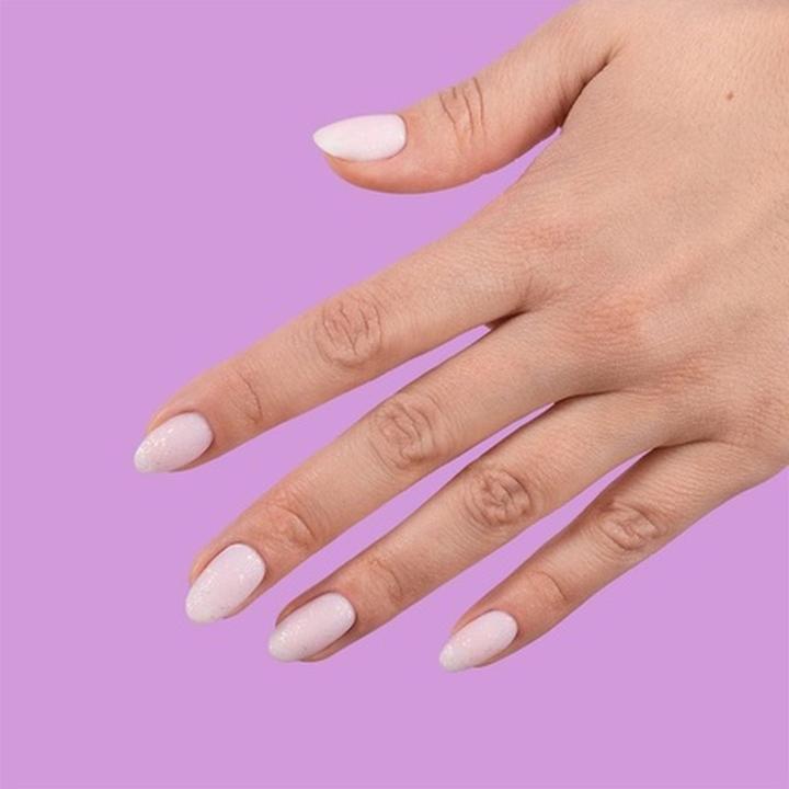 Produktbild Semilac T26 UV Nail Polish Top No Wipe Matte Peach Galaxy 7ml (Top Coat)