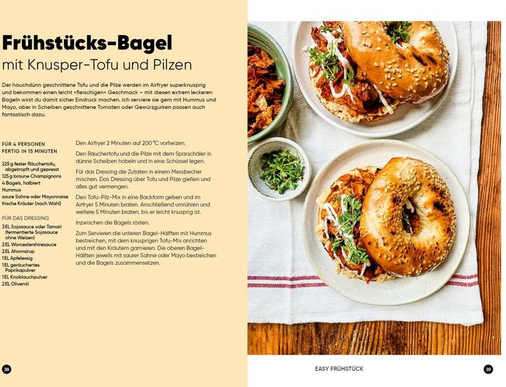 Actual product image Das Airfryer-Kochbuch: Vegan (German, Birgit Gläser, Niki Webster, 2025)